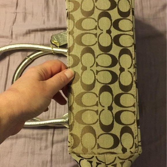 Coach bleaker tote with flower appliqué f16276 - Picture 5 of 6